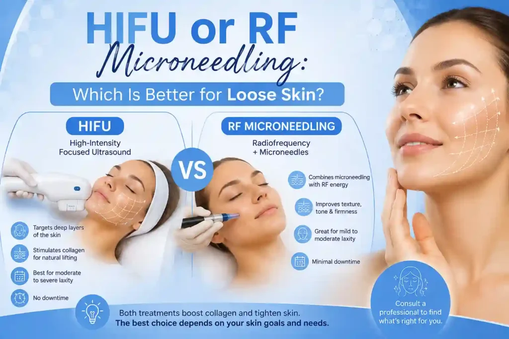 Lost the Weight but Not the Loose Skin? What You Should Know 2 HIFU or RF Microneedling: Which Is Better for Loose Skin Worthing?